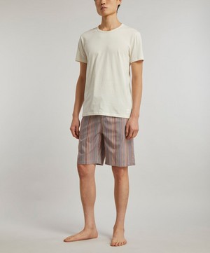 Paul Smith - Signature Stripe Shorts and T-Shirt Pyjama Set image number 2