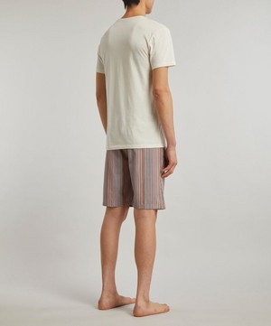 Paul Smith - Signature Stripe Shorts and T-Shirt Pyjama Set image number 4
