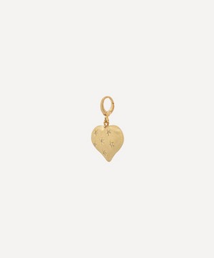 Marie Lichtenberg - 14ct Gold Heart Coco Diamond Charm image number 1