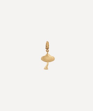 Marie Lichtenberg - 14ct Gold Mushroom Multi Sapphire Charm image number 3