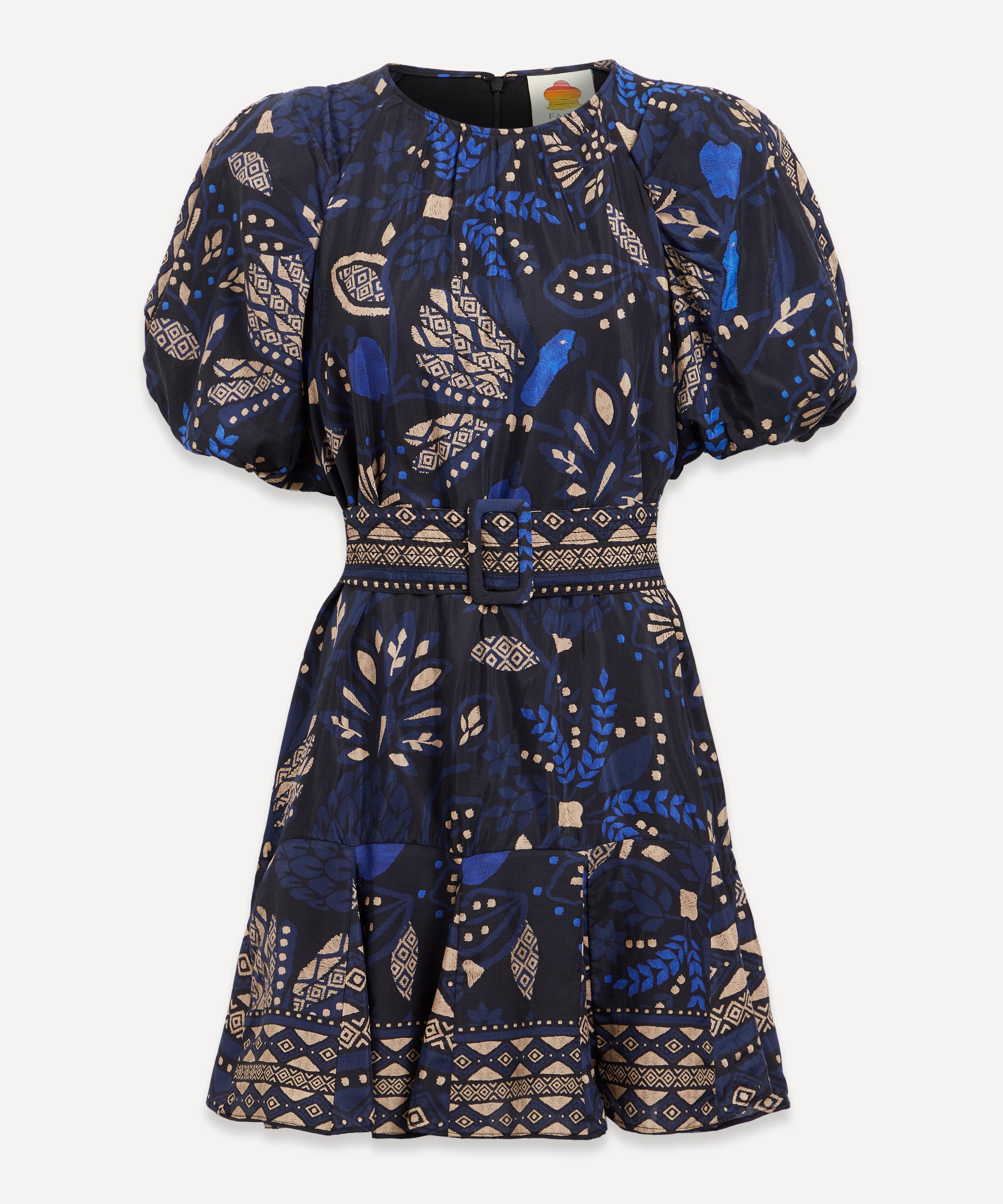 FARM Rio - Macaw Forest Mini-Dress image number 0