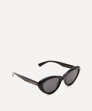 Gucci - Cat-Eye Black Acetate Sunglasses image number 2