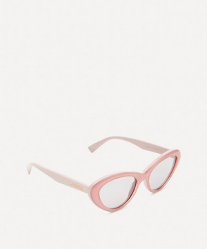 Gucci - Cat-Eye Pink Acetate Sunglasses image number 2