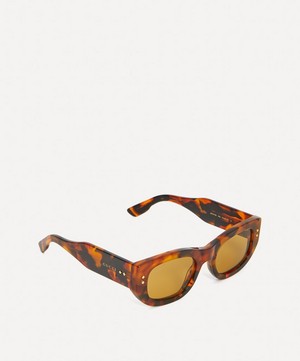 Gucci - Rectangular Frame Tortoiseshell Sunglasses image number 2