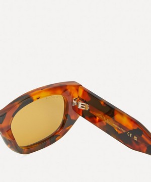 Gucci - Rectangular Frame Tortoiseshell Sunglasses image number 3