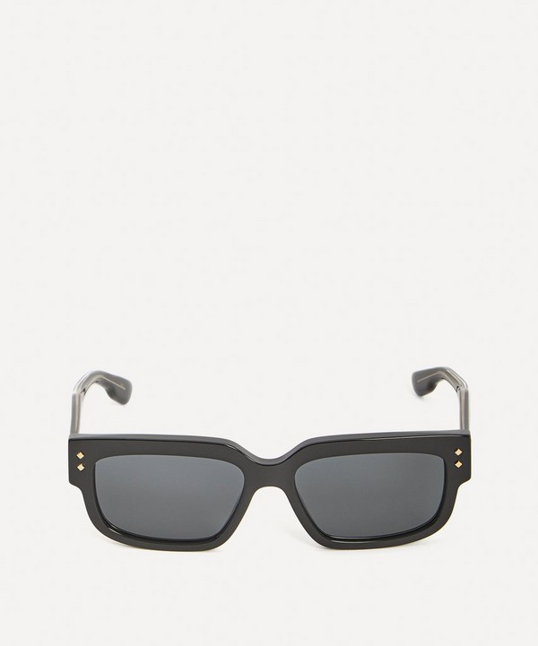 Gucci - Rectangular Frame Black Sunglasses image number null