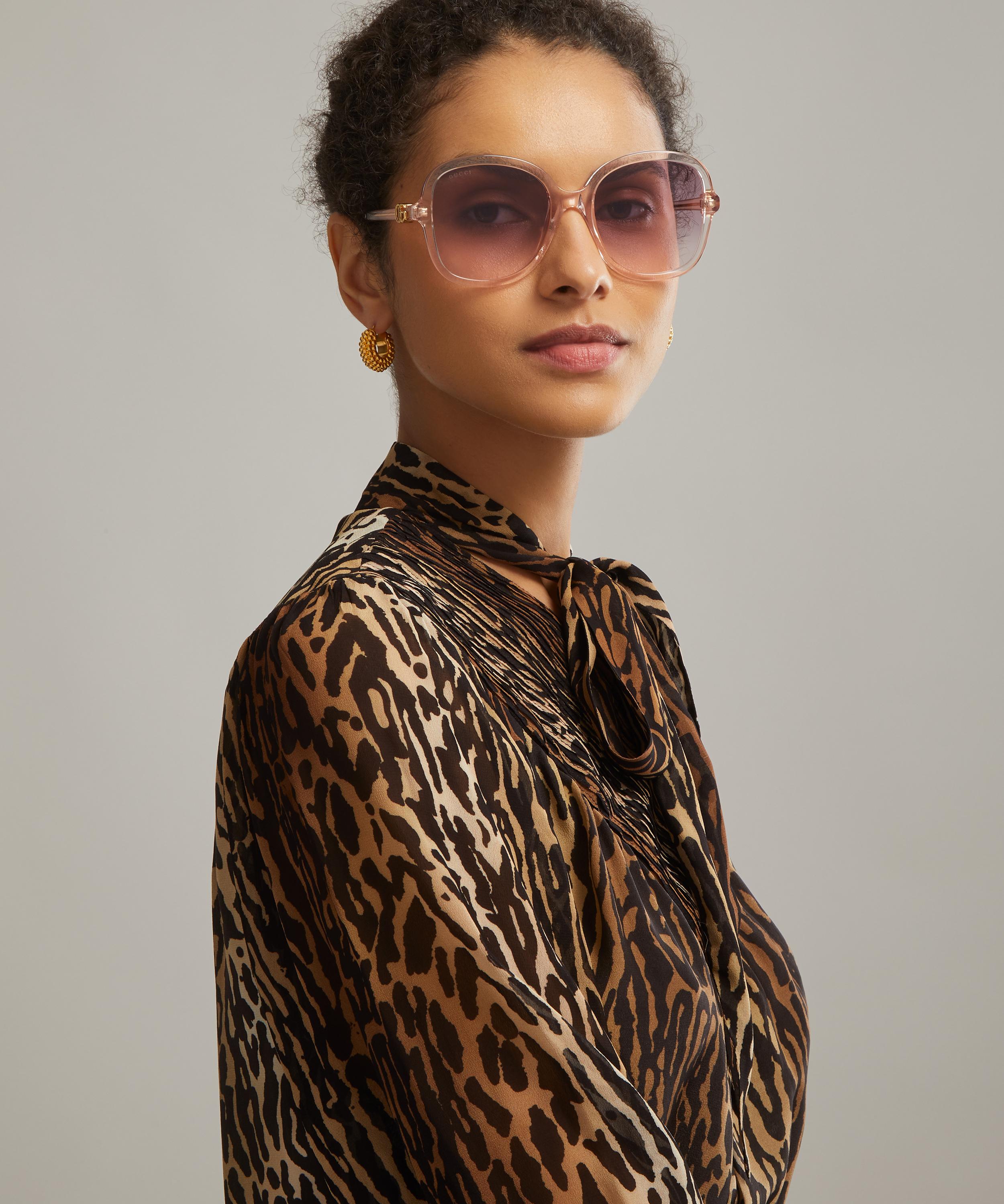 Gucci cheetah outlet print sunglasses