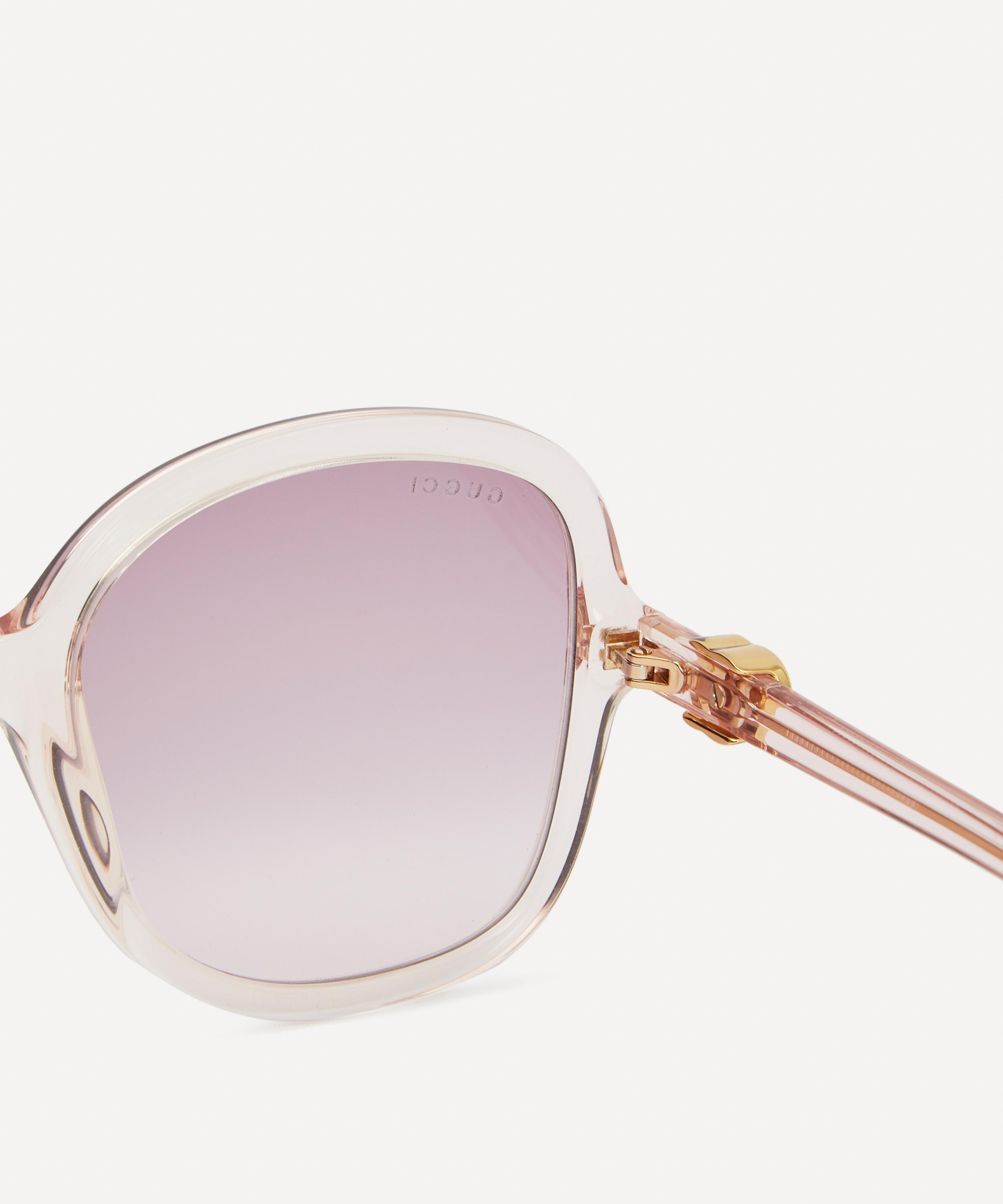 Gucci oversized round outlet acetate sunglasses