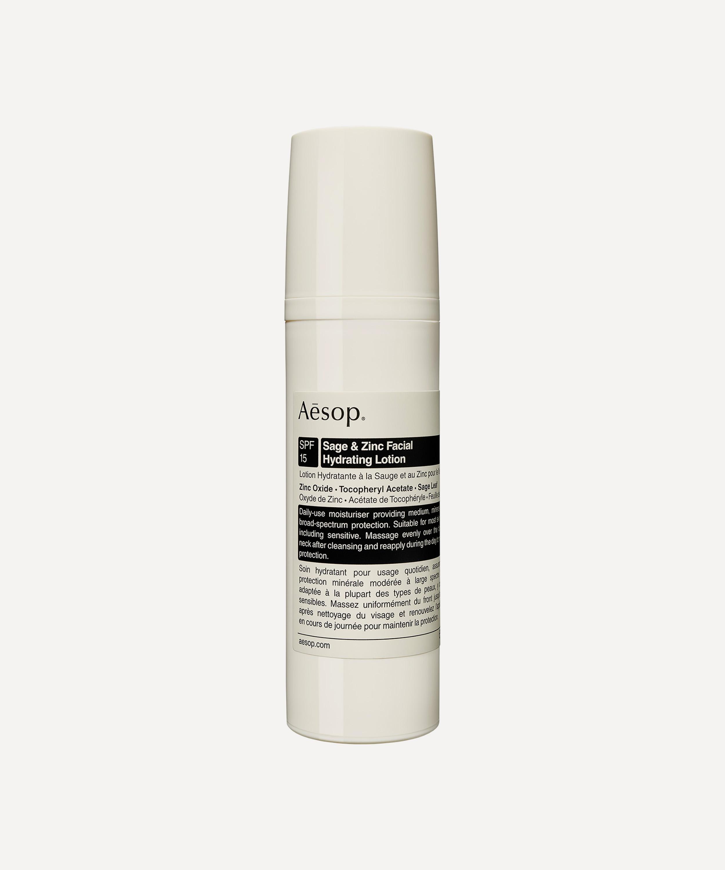 Aesop - Sage & Zinc Facial Hydrating Lotion SPF15 50ml image number 0