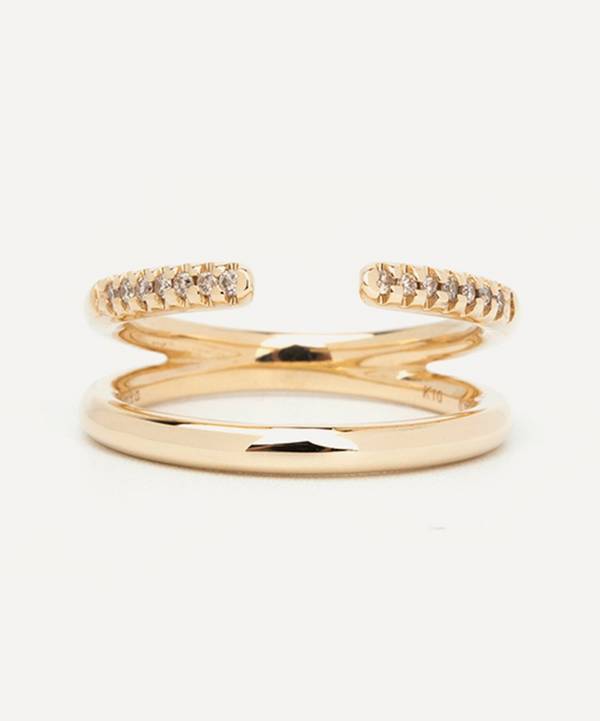 Hirotaka - 10ct Gold Manta Diamond Ring