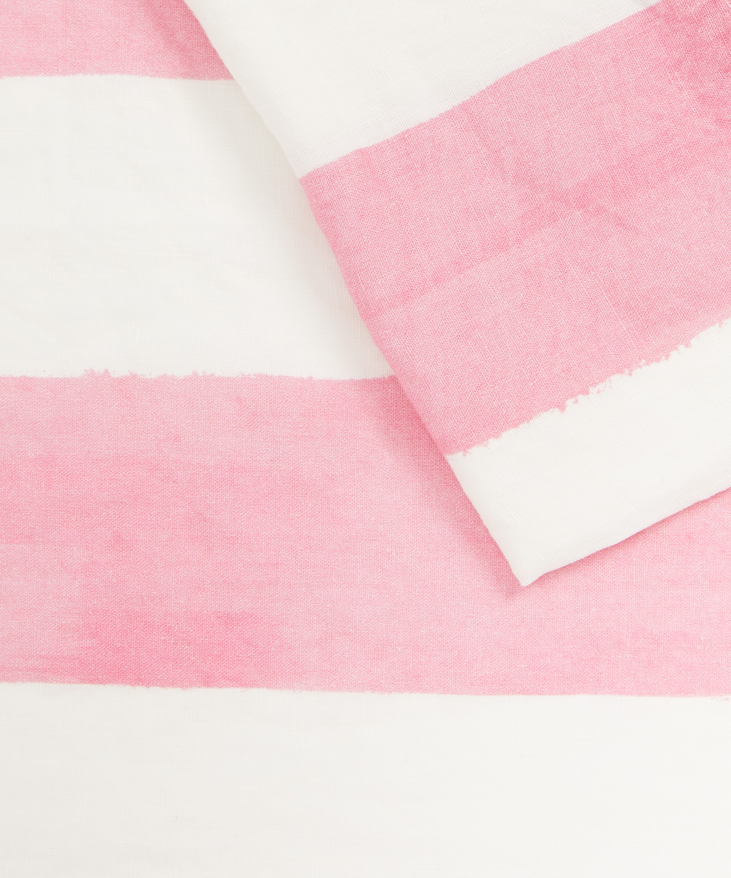 Summerill & Bishop - Rose Pink Stripe 50x50cm Linen Napkins Set of Two image number 2