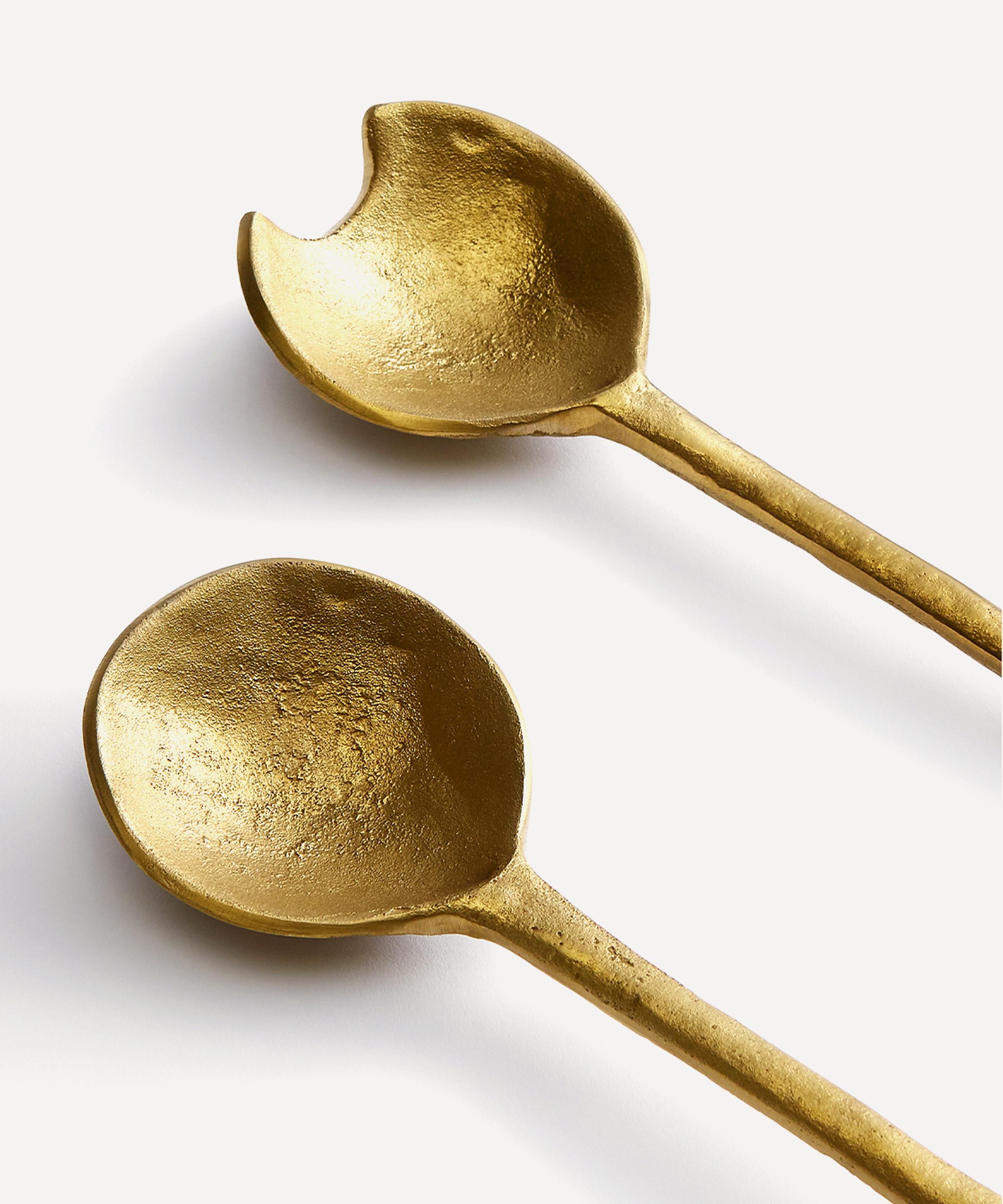 Soho Home - Eden Brass Salad Servers image number 1