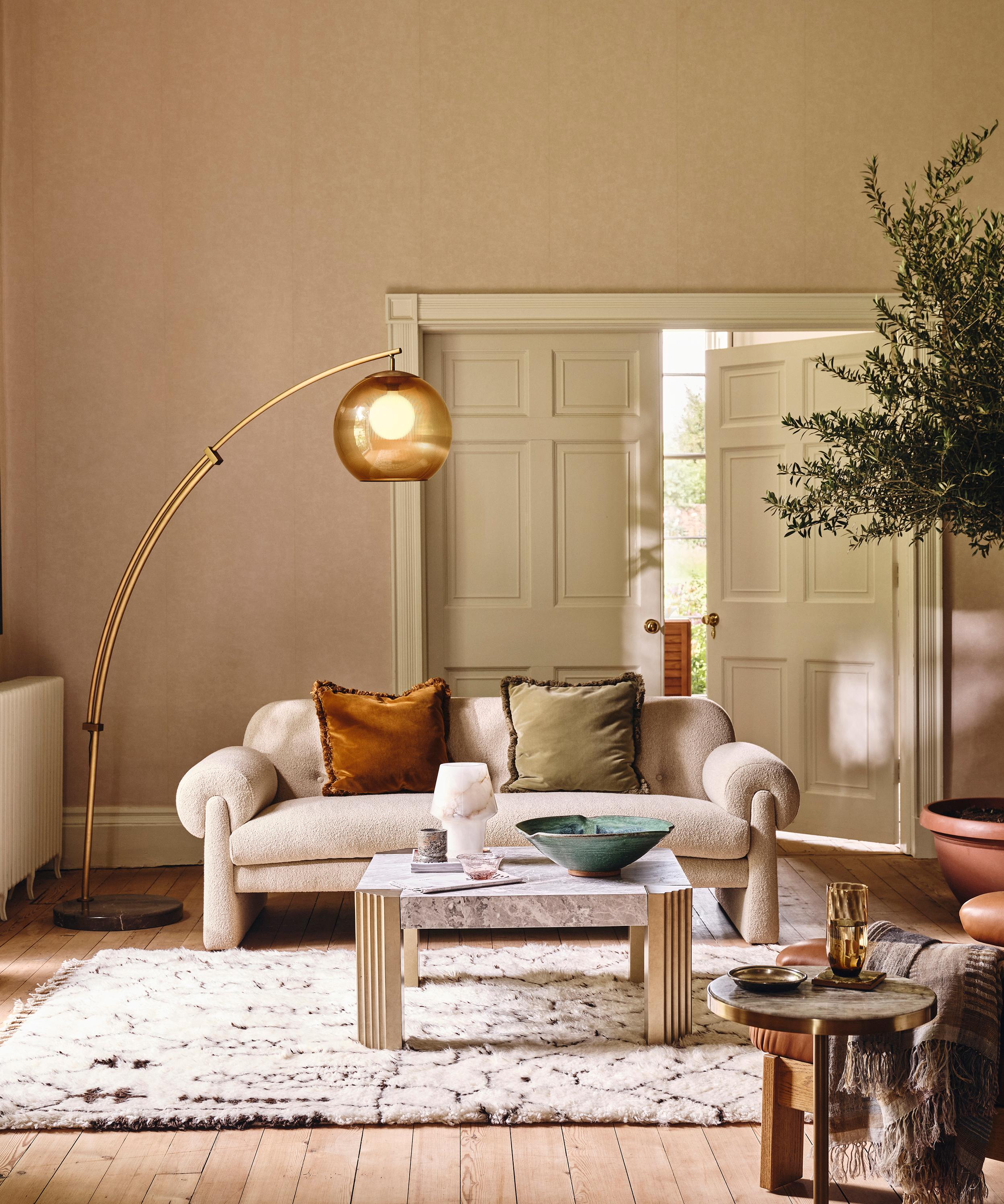 Soho Home - Margeaux Lichen Square Cushion image number 1