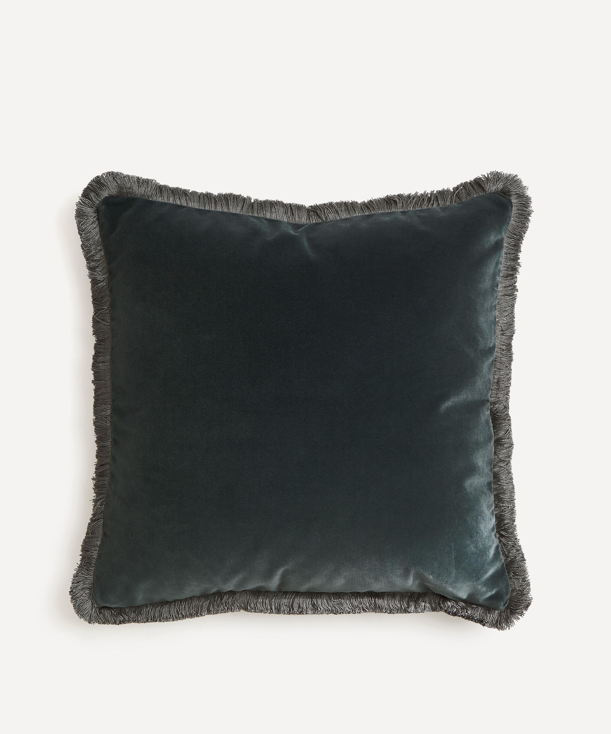 Soho Home Margeaux Navy Square Cushion | Liberty