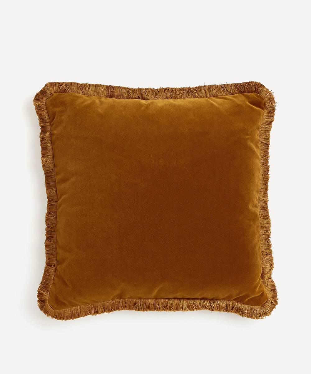 Soho Home - Margeaux Mustard Square Cushion