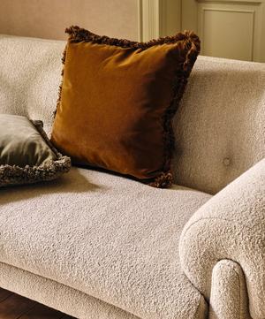 Soho Home - Margeaux Mustard Square Cushion image number 1