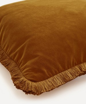 Soho Home - Margeaux Mustard Square Cushion image number 2