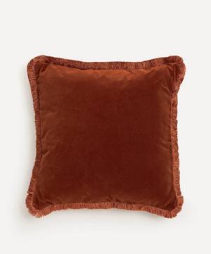 Margeaux Rust Square Cushion