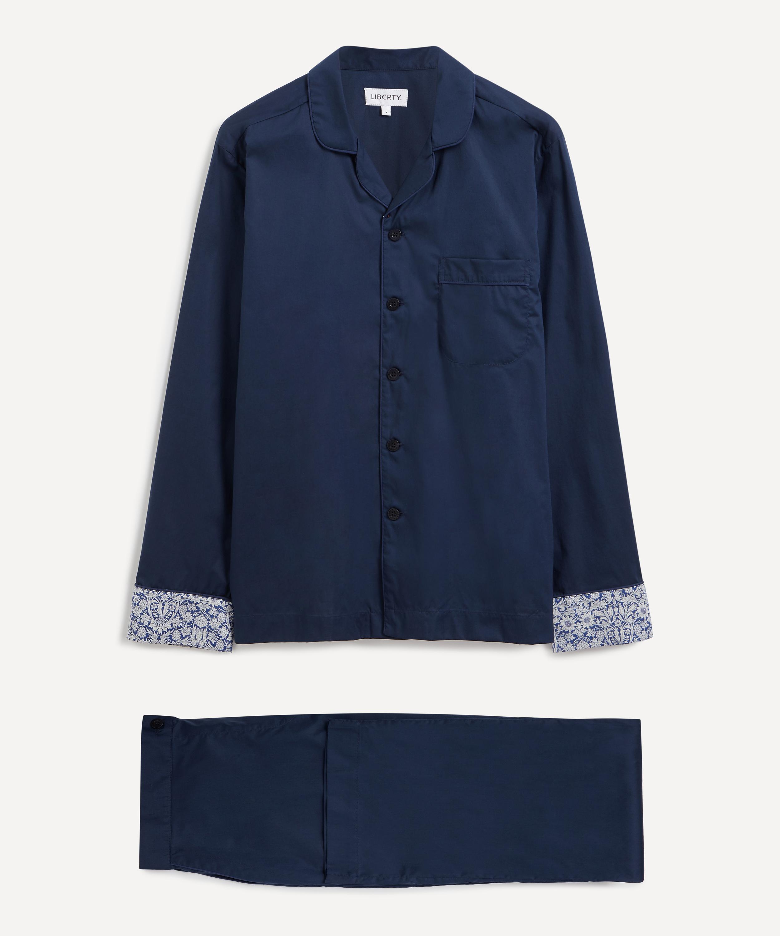 Liberty - Navy Mortimer Tana Lawn™ Cotton Pyjama Set image number 0