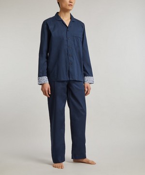 Liberty - Navy Mortimer Tana Lawn™ Cotton Pyjama Set image number 1