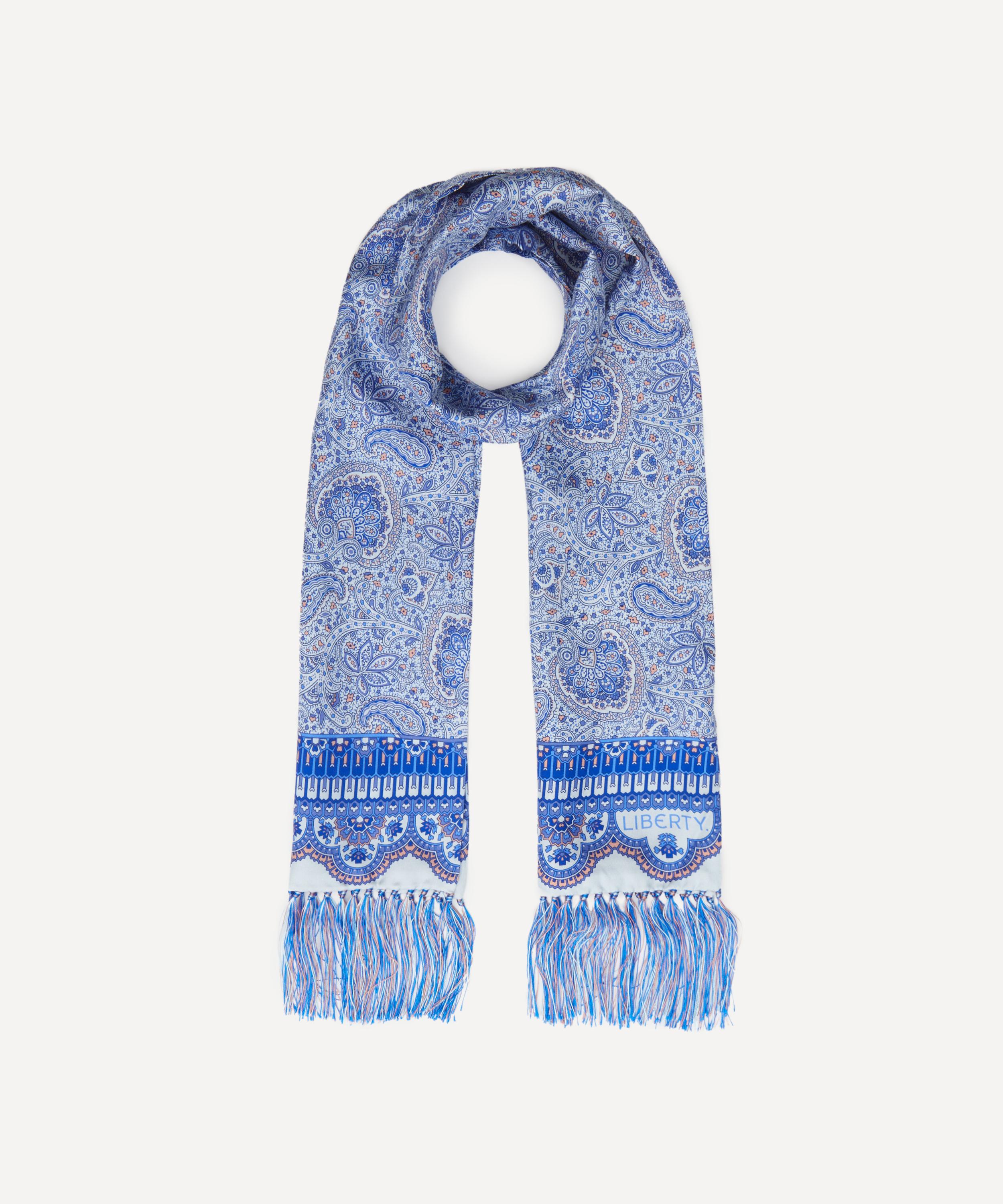 Liberty Paisley Printed Silk Scarf | Liberty