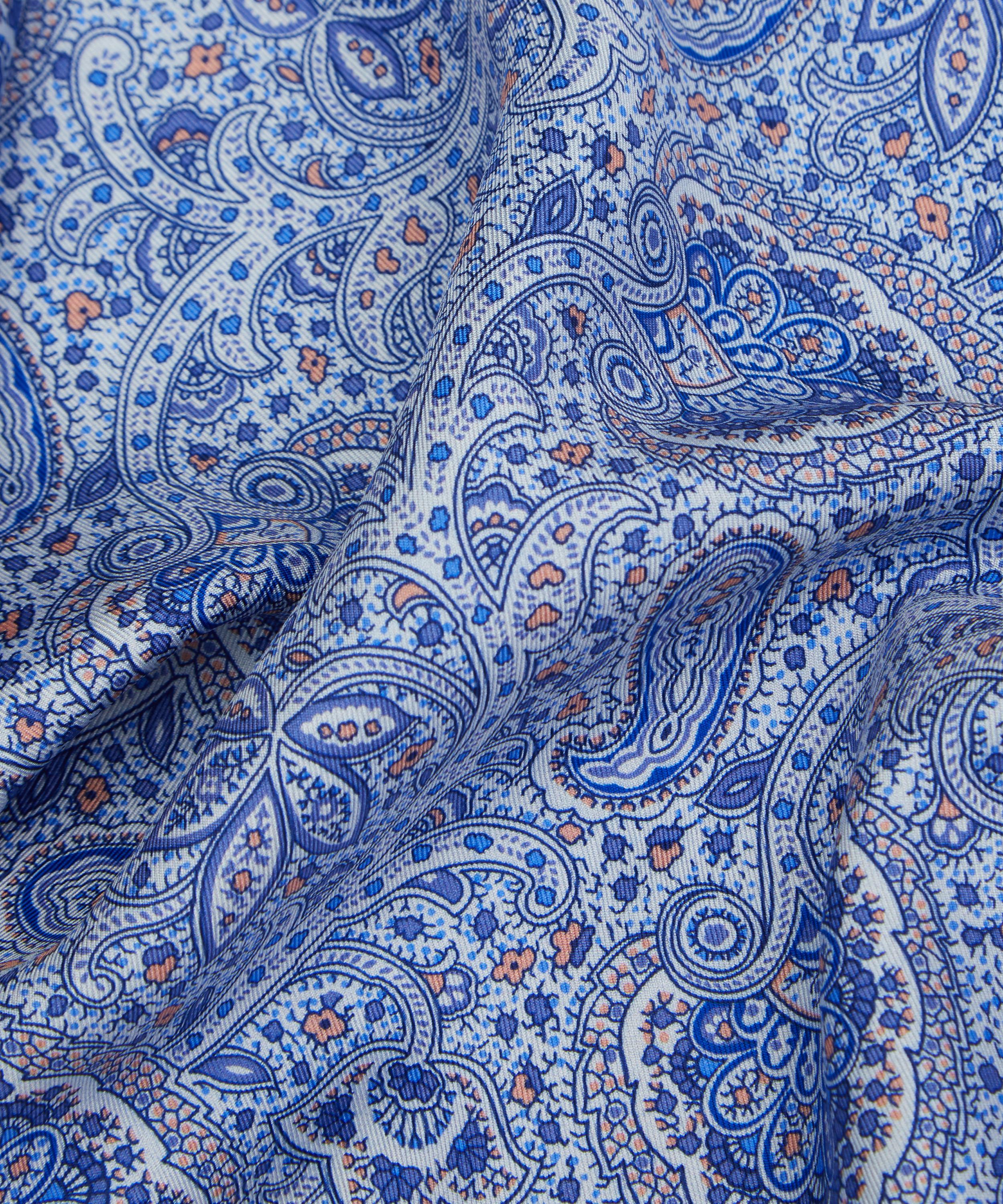 Liberty - Paisley Printed Silk Scarf image number 3