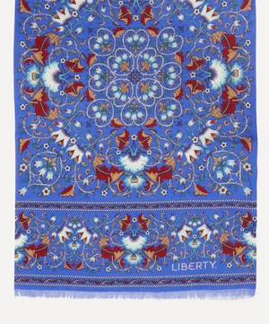 Liberty - Lodden Wool-Silk Fringed Scarf image number 3