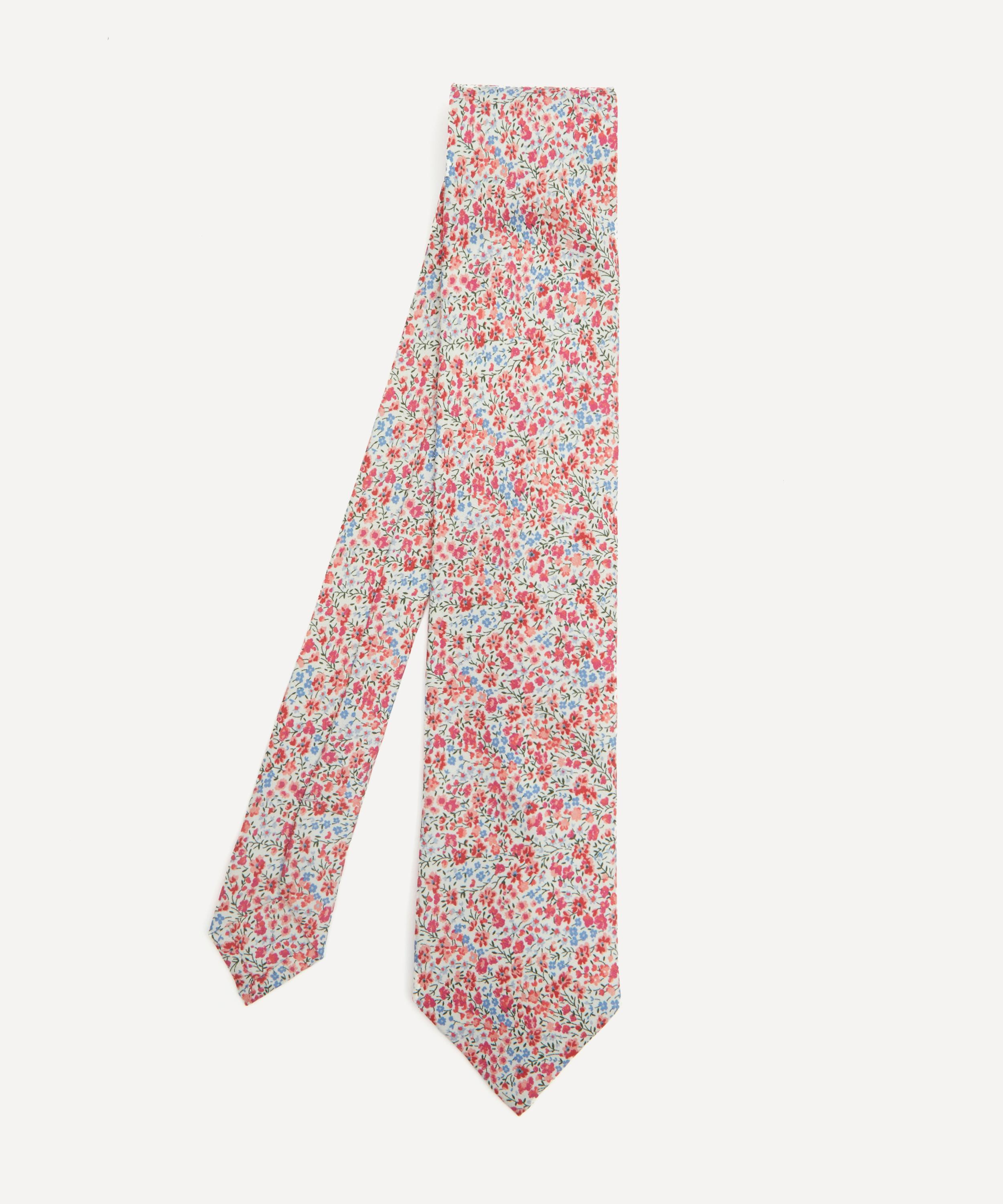 Louis Vuitton LV Luxury Mens Light Pink Geometric Silk Necktie Tie