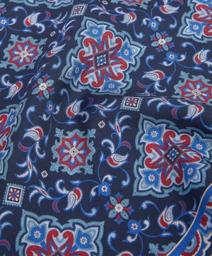 Liberty - Chatsworth Double-Sided Printed Silk Pocket Square image number 3