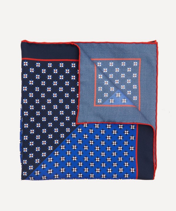 Liberty - Hawthorne Printed Silk Pocket Square image number null
