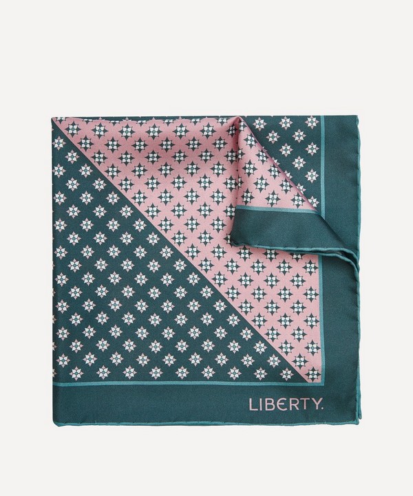 Liberty - Hawthorne Printed Silk Pocket Square image number null