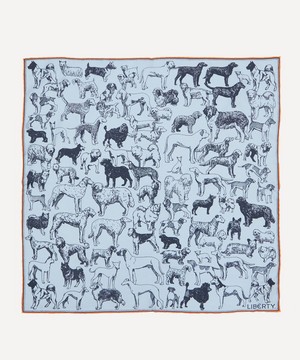 Liberty - Man's Best Friend Printed Silk Pocket Square image number 2