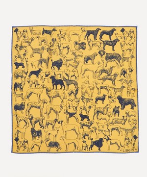 Liberty - Man's Best Friend Printed Silk Pocket Square image number 2