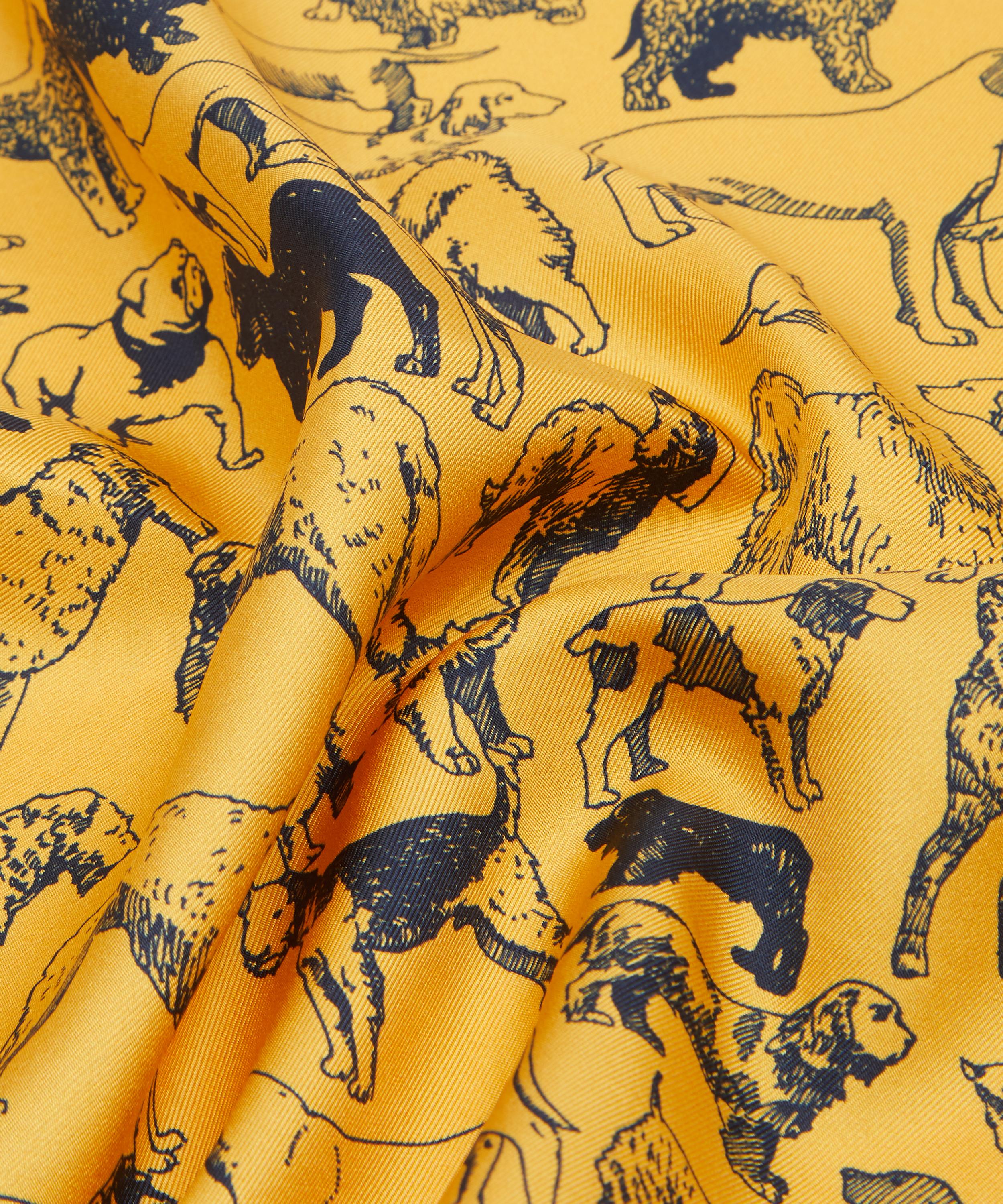 Liberty - Man's Best Friend Printed Silk Pocket Square image number 3