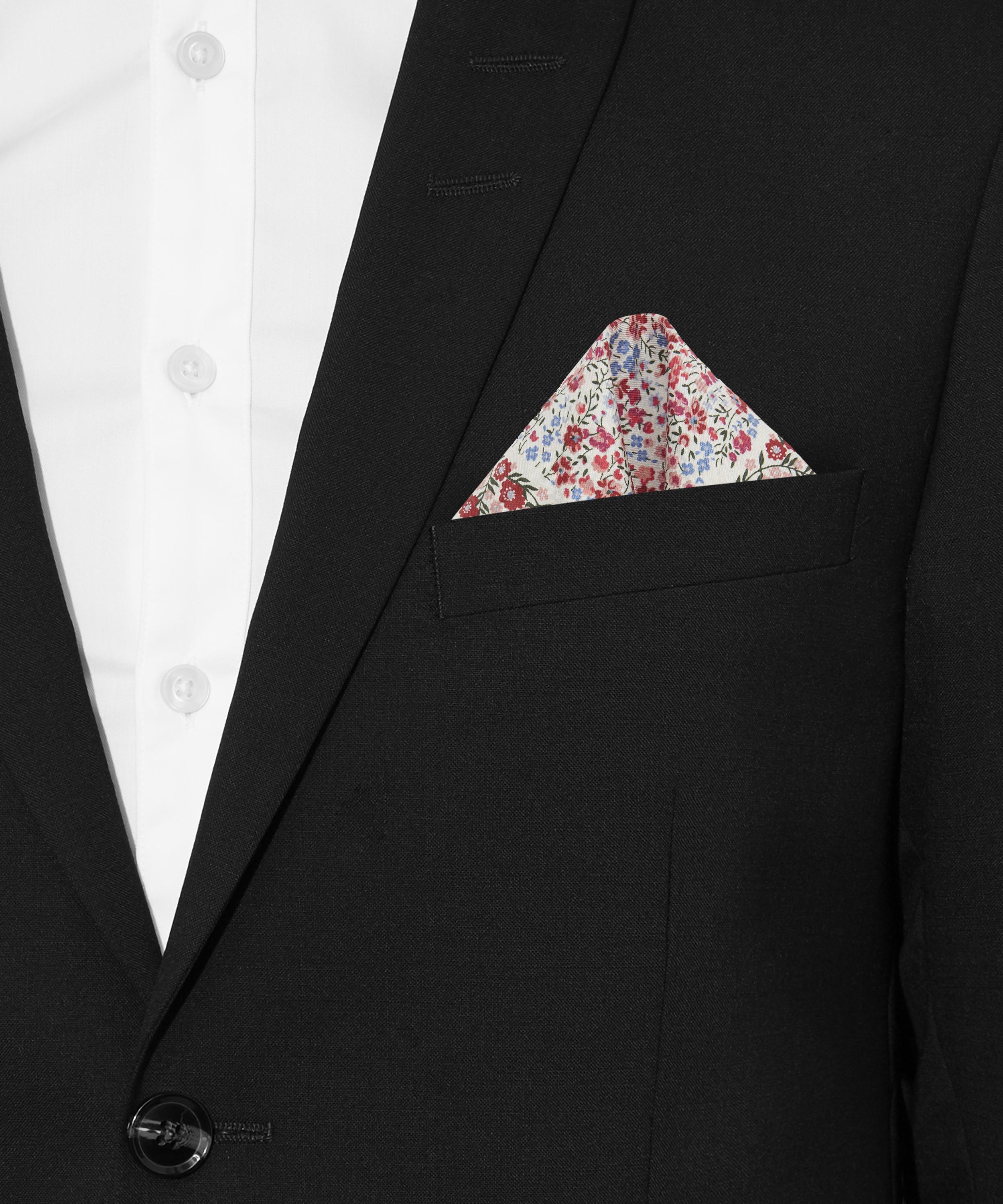 Liberty - Phoebe Printed Silk Pocket Square image number 1