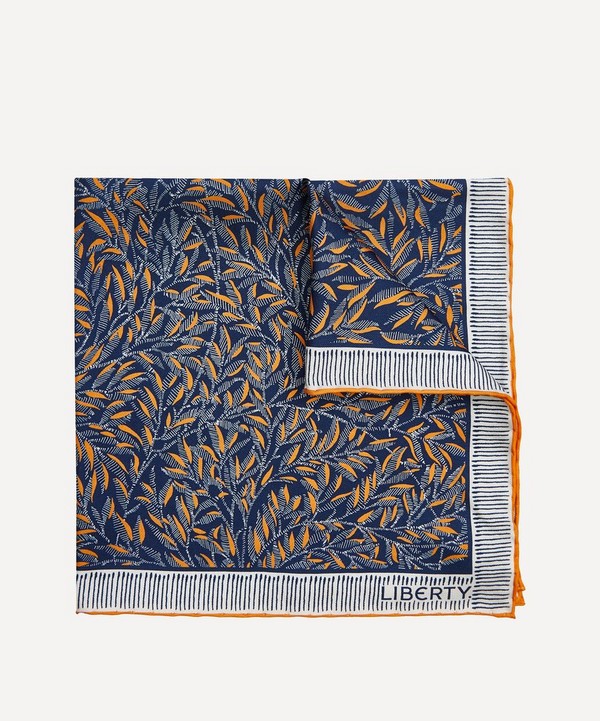 Liberty - Willow Walk Printed Silk Pocket Square image number null