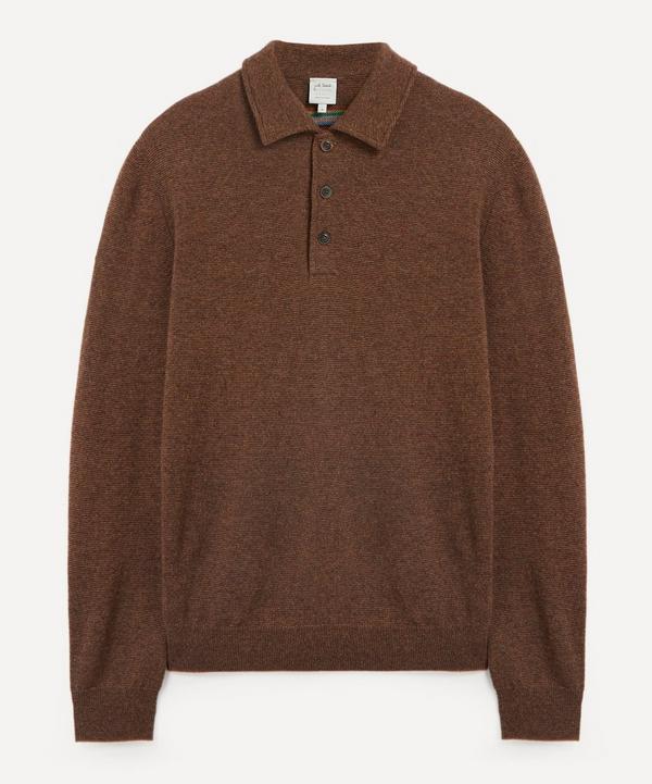 Paul Smith - Lambswool-Blend Polo Shirt image number null