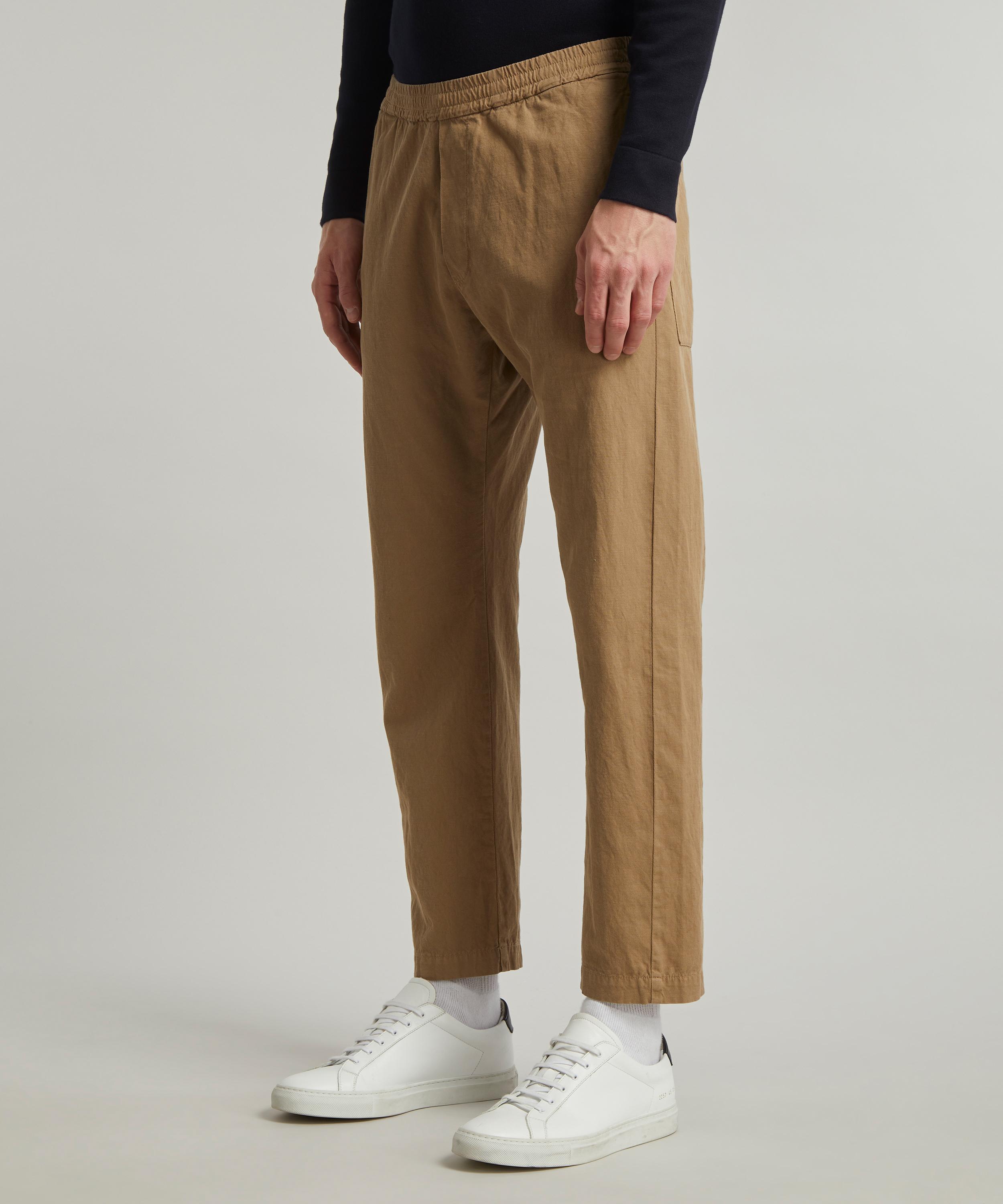 24/7 velvet pants in brown - La Double J