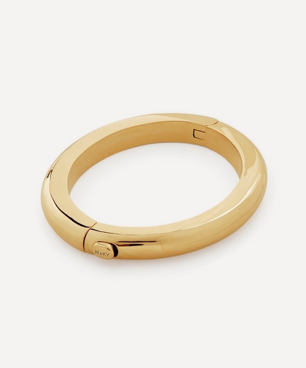 Monica Vinader - X Kate Young 18ct Gold-Plated Vermeil Silver Bangle Bracelet image number null