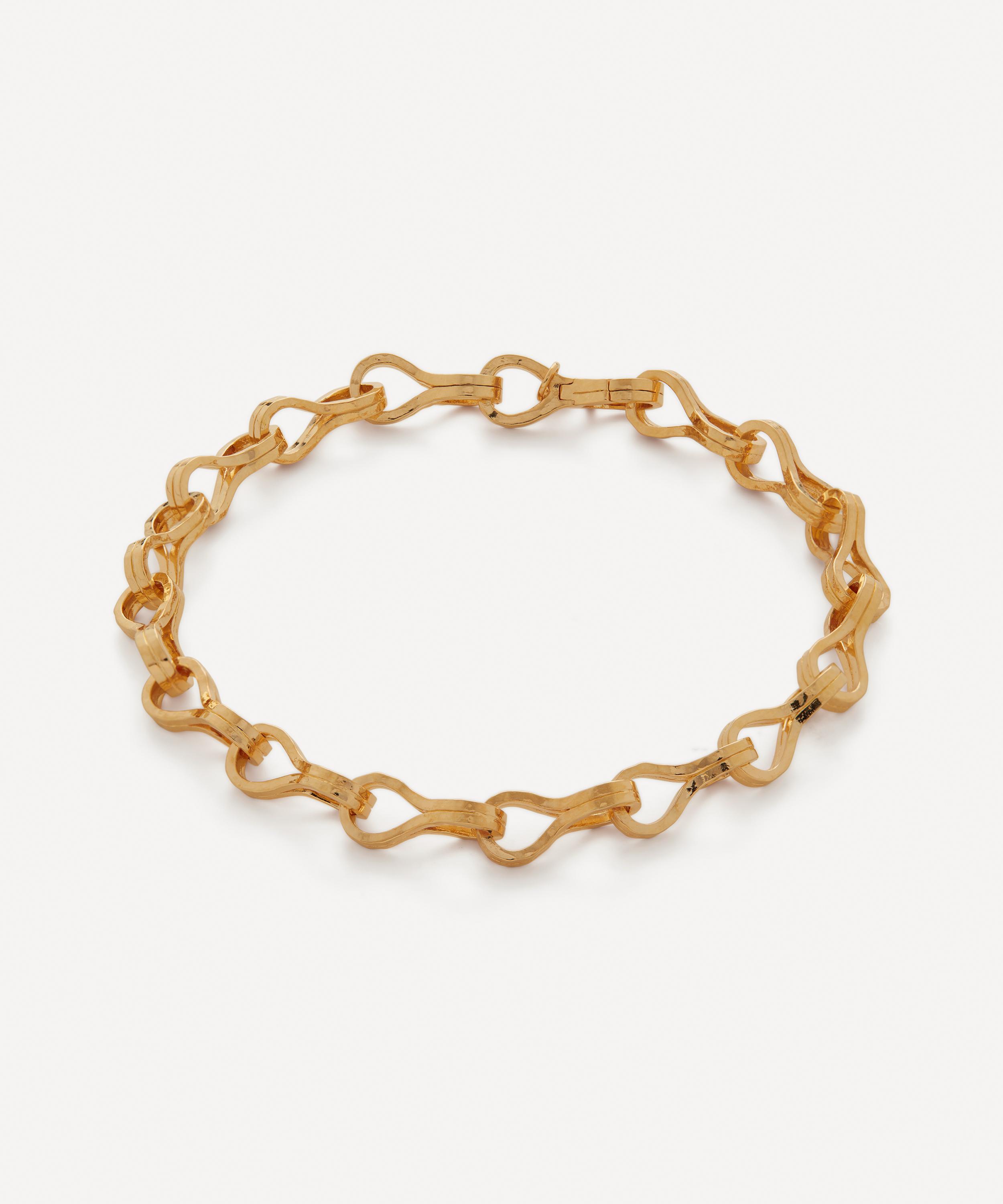 Monica Vinader - 18ct Gold-Plated Vermeil Silver Infinity Link Chain Bracelet image number 0
