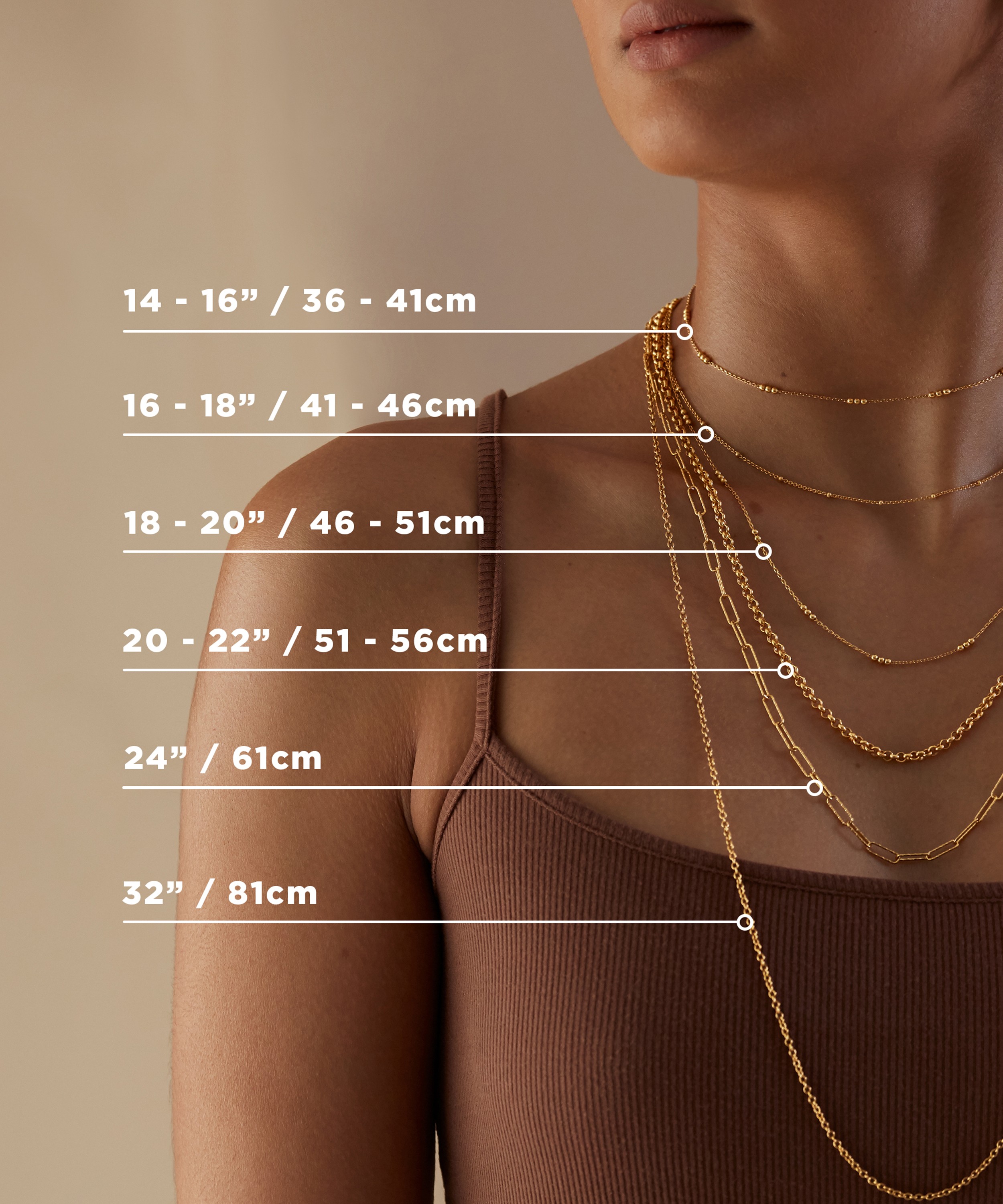 Fine Chain Necklace Adjustable 61cm/24' in 18ct Rose Gold Vermeil