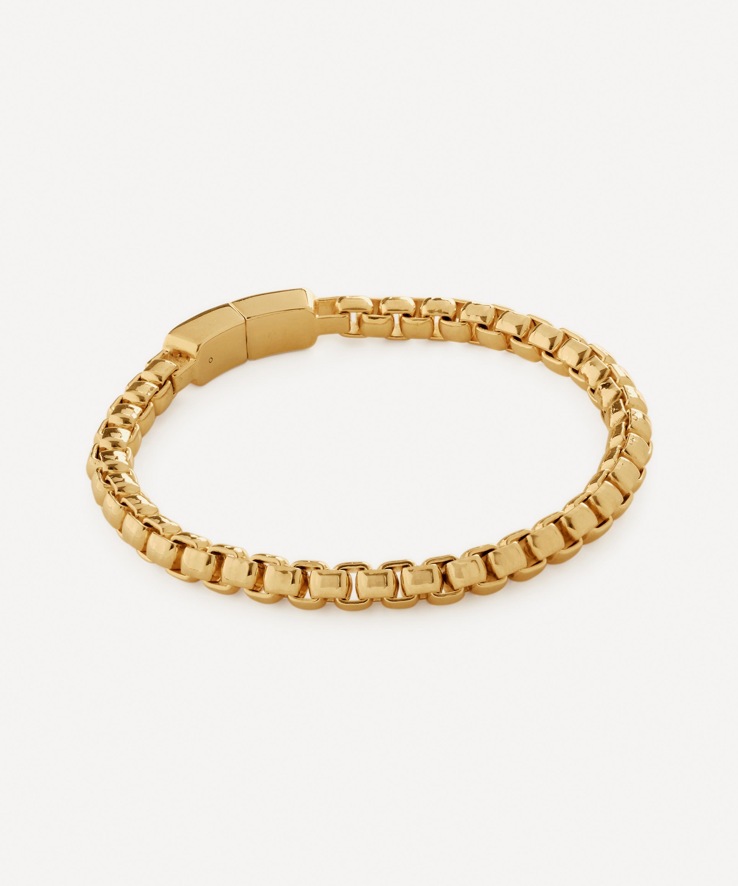 Monica Vinader - 18ct Gold-Plated Vermeil Silver Bold Box Chain Bracelet image number 0