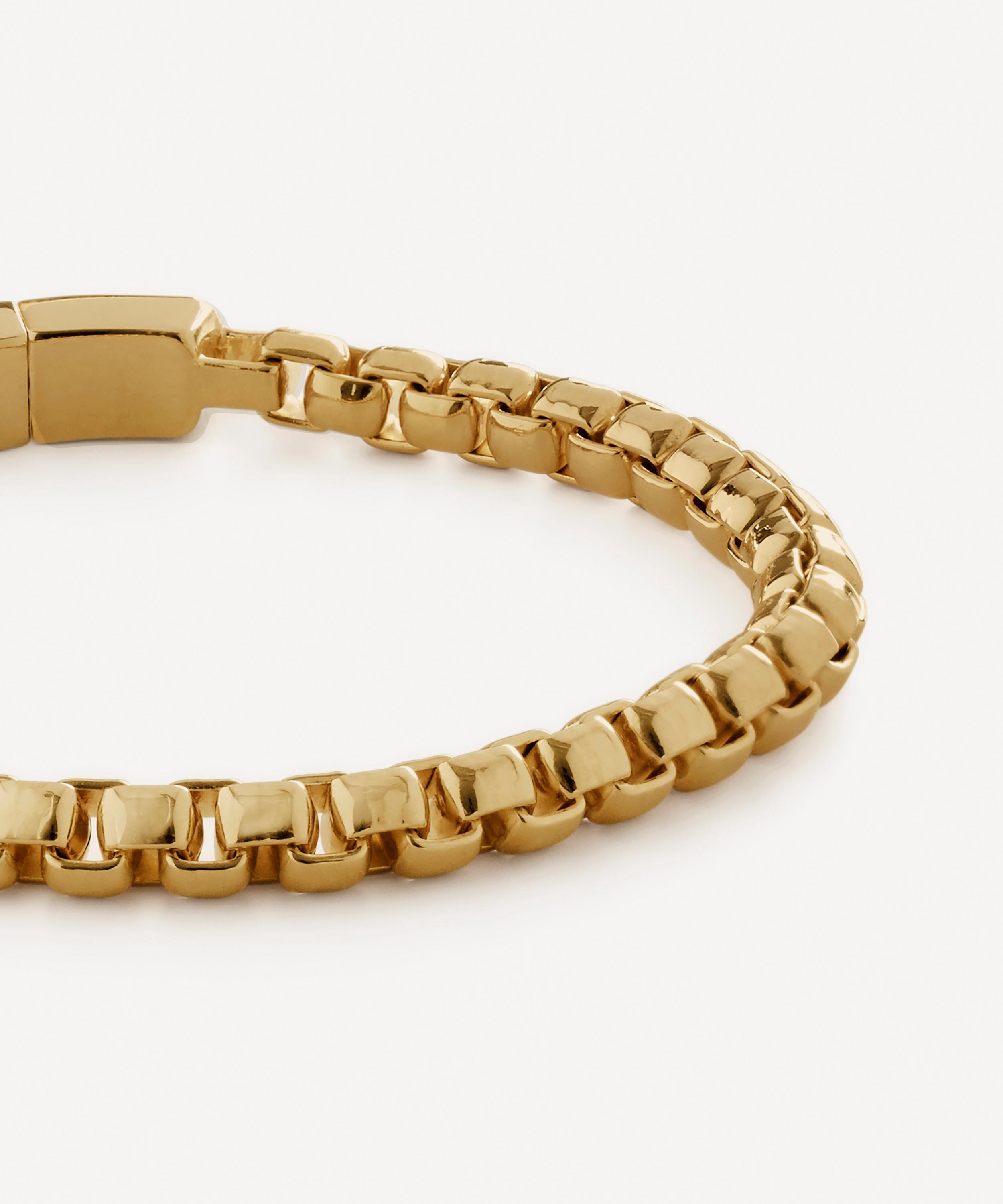 Monica Vinader - 18ct Gold-Plated Vermeil Silver Bold Box Chain Bracelet image number 2