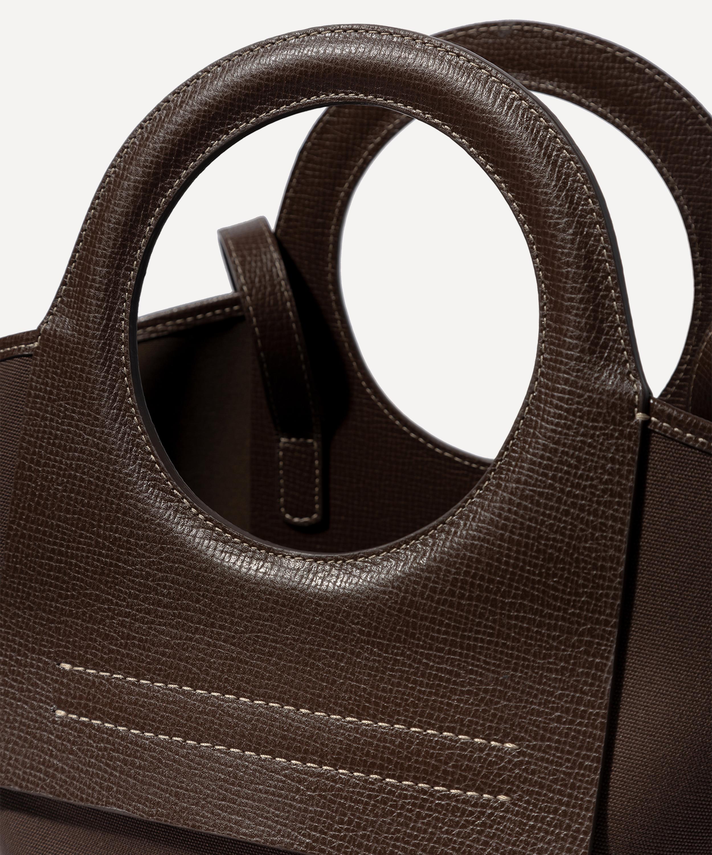HEREU - Cala Small Grainy Cotton-Canvas Tote Bag image number 2
