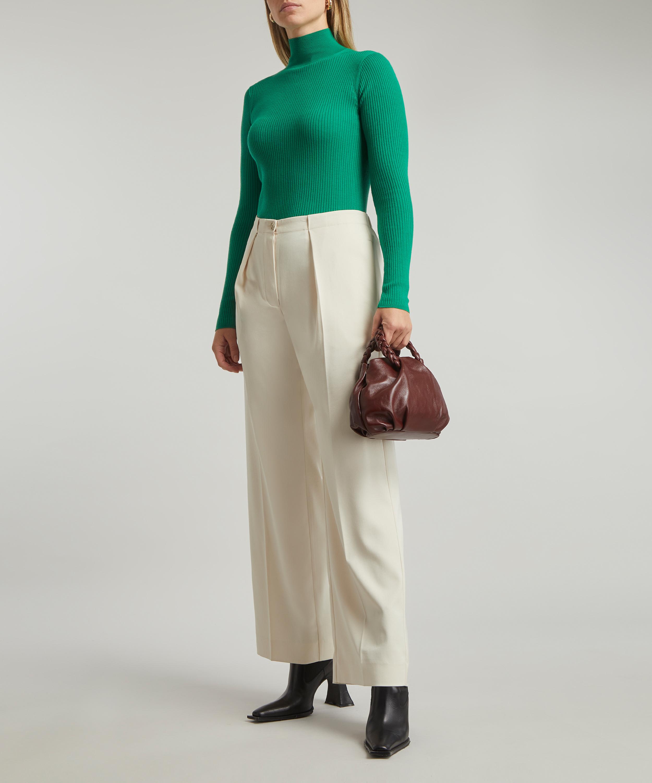 HEREU - Bombon Medium Shiny Leather Cross-Body Bag image number 5