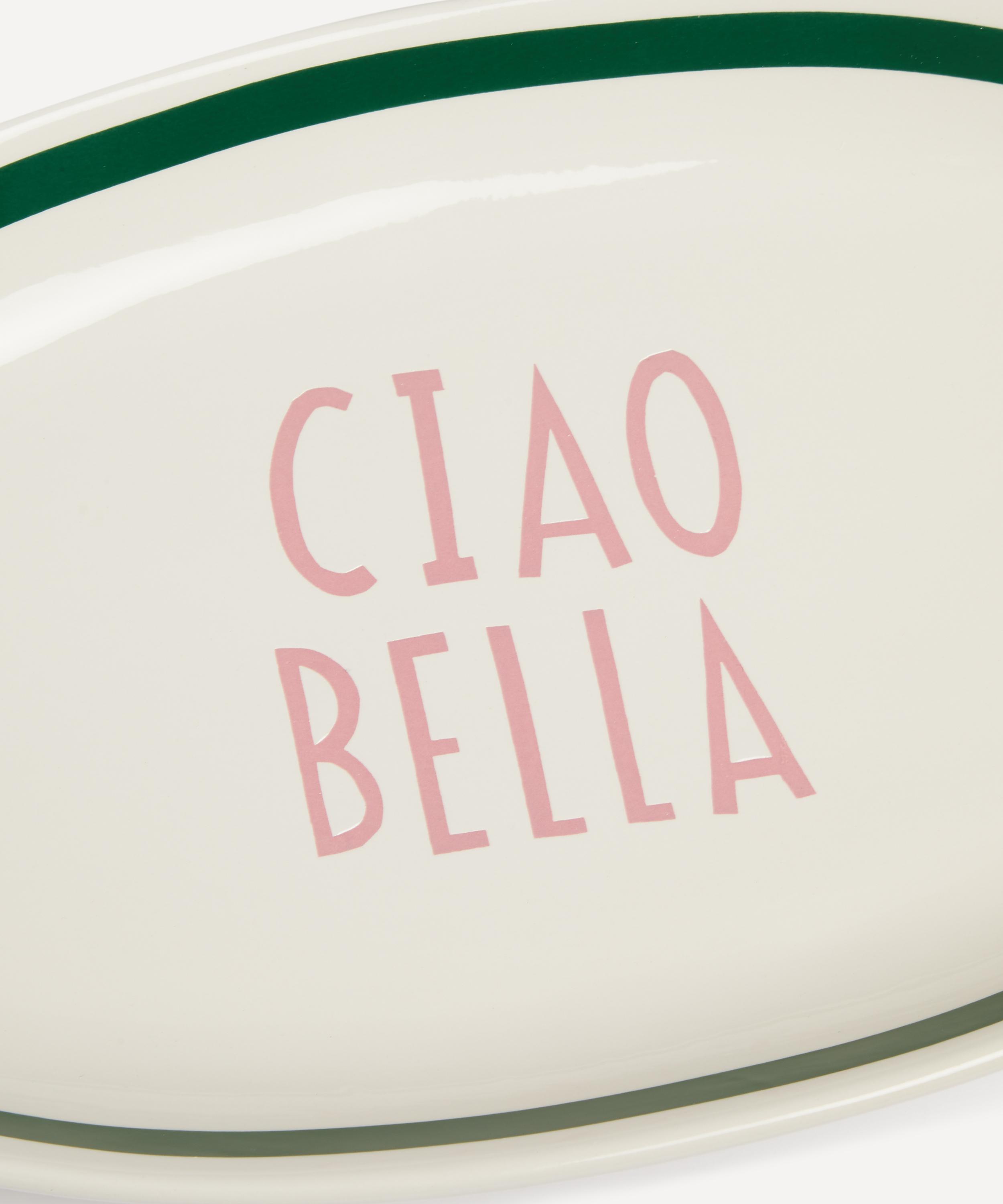 Pink Ciao Bella Plate – In The Roundhouse