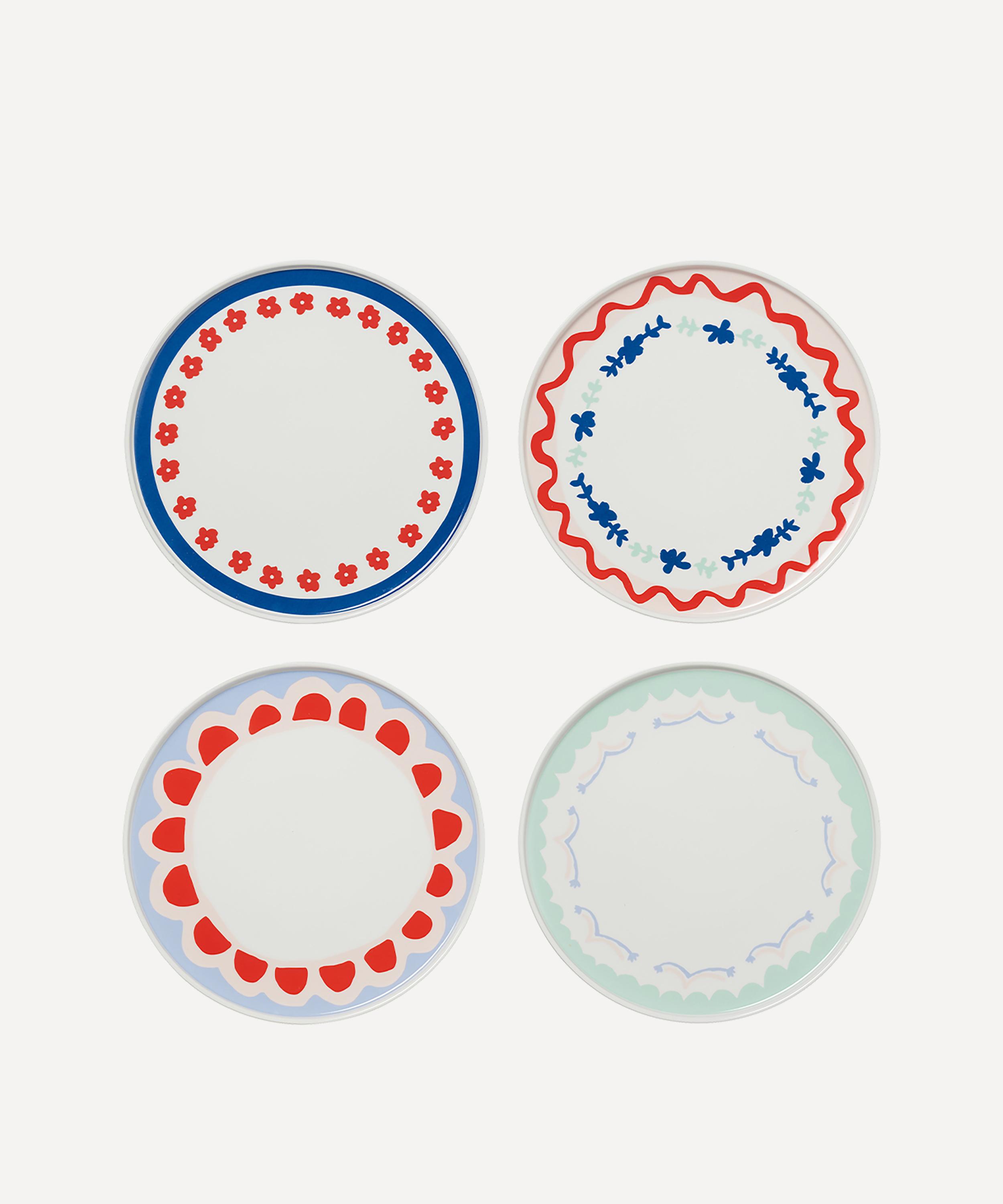 In The Roundhouse - Painterly Dinner Plate Set of Four image number 0