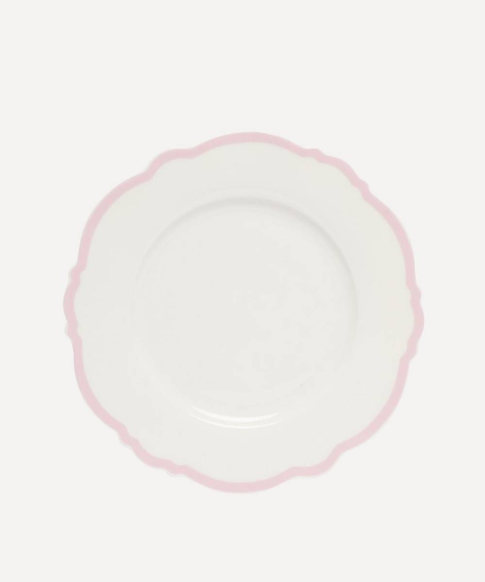 In The Roundhouse - Pink Wave Side Plate Set of Four