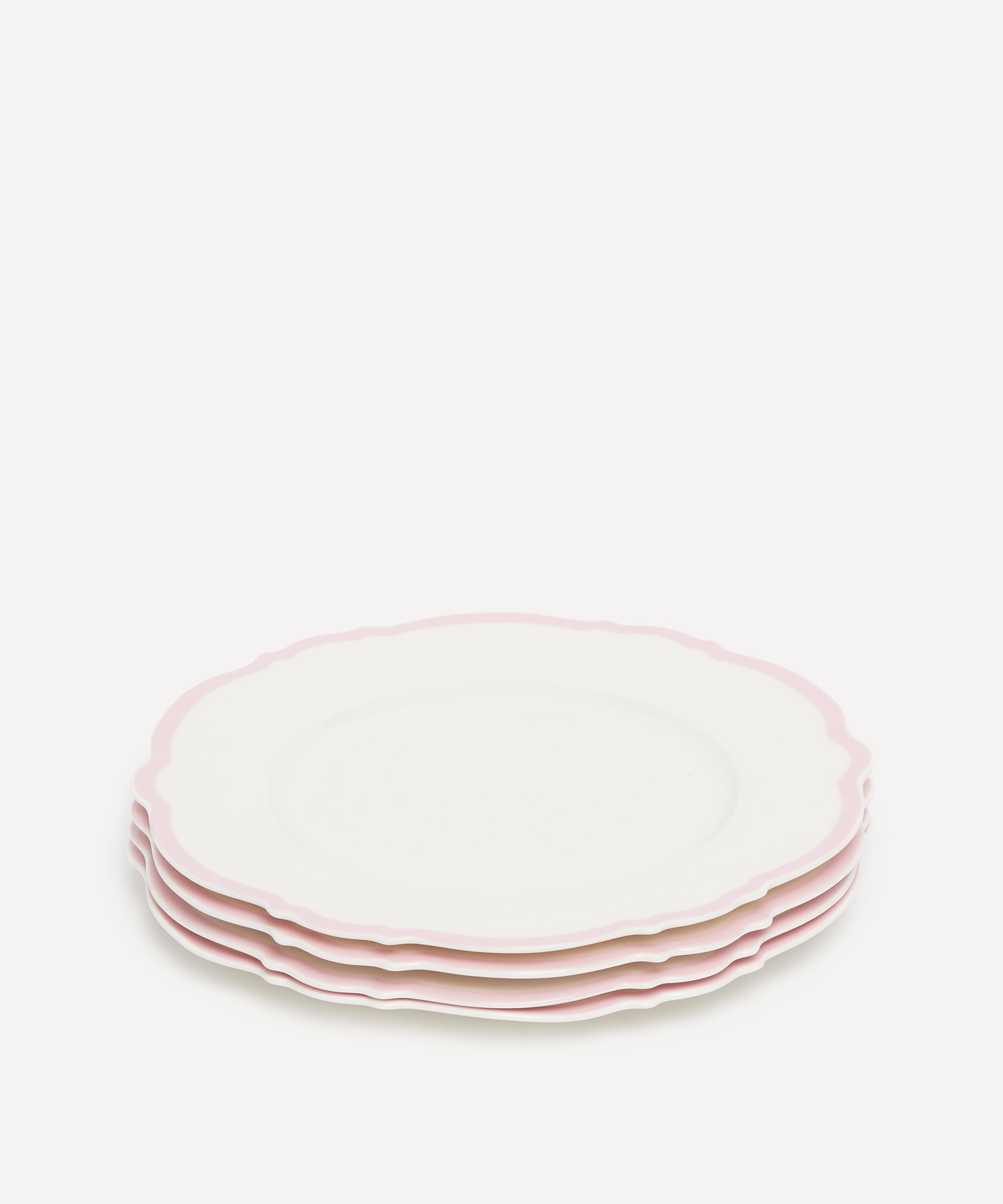 Lovely Pink Solid Round 9 Dinner Plates, 16ct - 16x1.0 ea