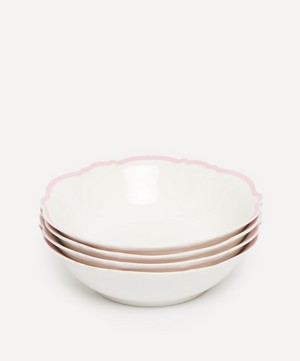In The Roundhouse - Pink Wave Serving Bowl Set of Four image number 1